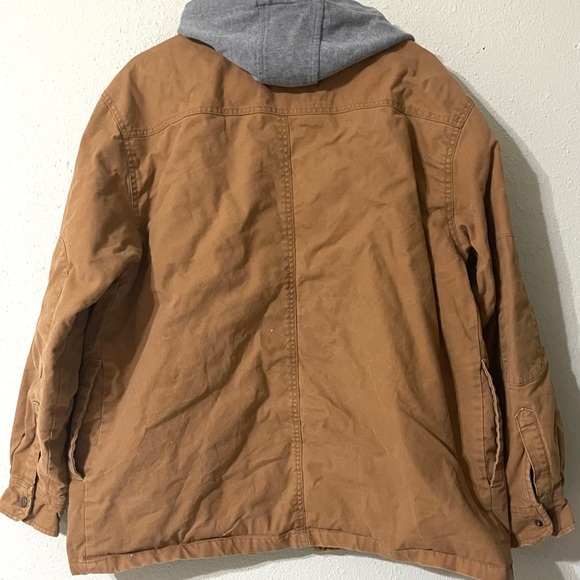 Dickies Tan Lightweight Shirt Jacket Durable Workwear - Picture 10 of 10